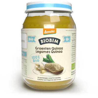 Biobim biologisch baby groentehapje - Groenten Quinoa