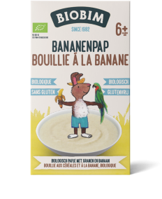 Bouillie pour bébés multicéréales et banane, biologique - a partir de 6 mois